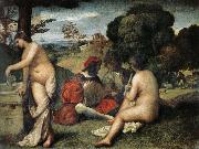 TIZIANO Vecellio Field concert Spain oil painting reproduction